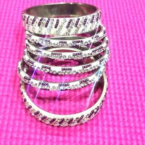 Qty -6 Bracelet/bangles